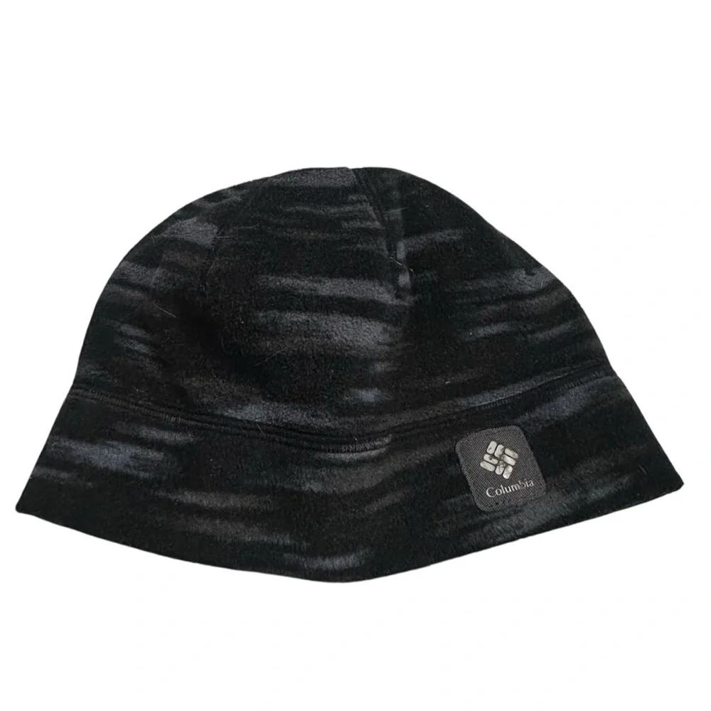 Columbia Black and Gray Patterned Beanie